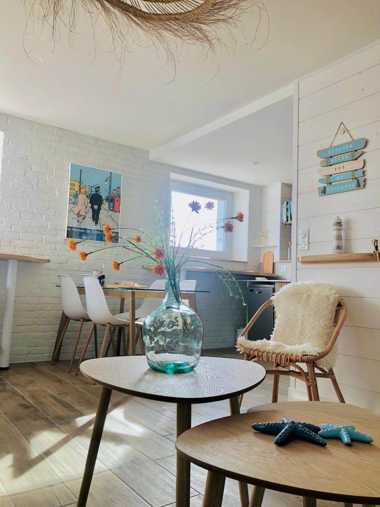Face A La Mer, Bel Appartement Сен-Назар Екстериор снимка